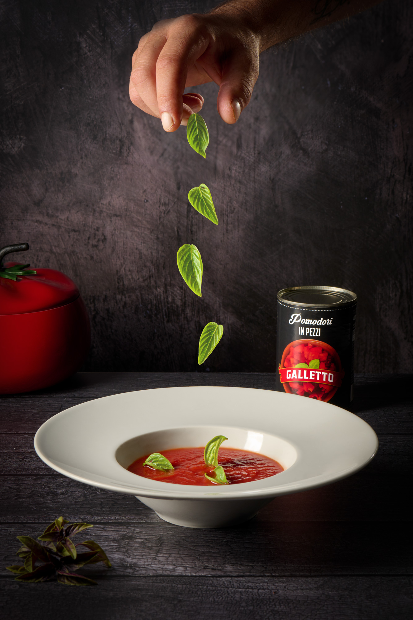 Pomodoro Galletto Basilico Dinamico
