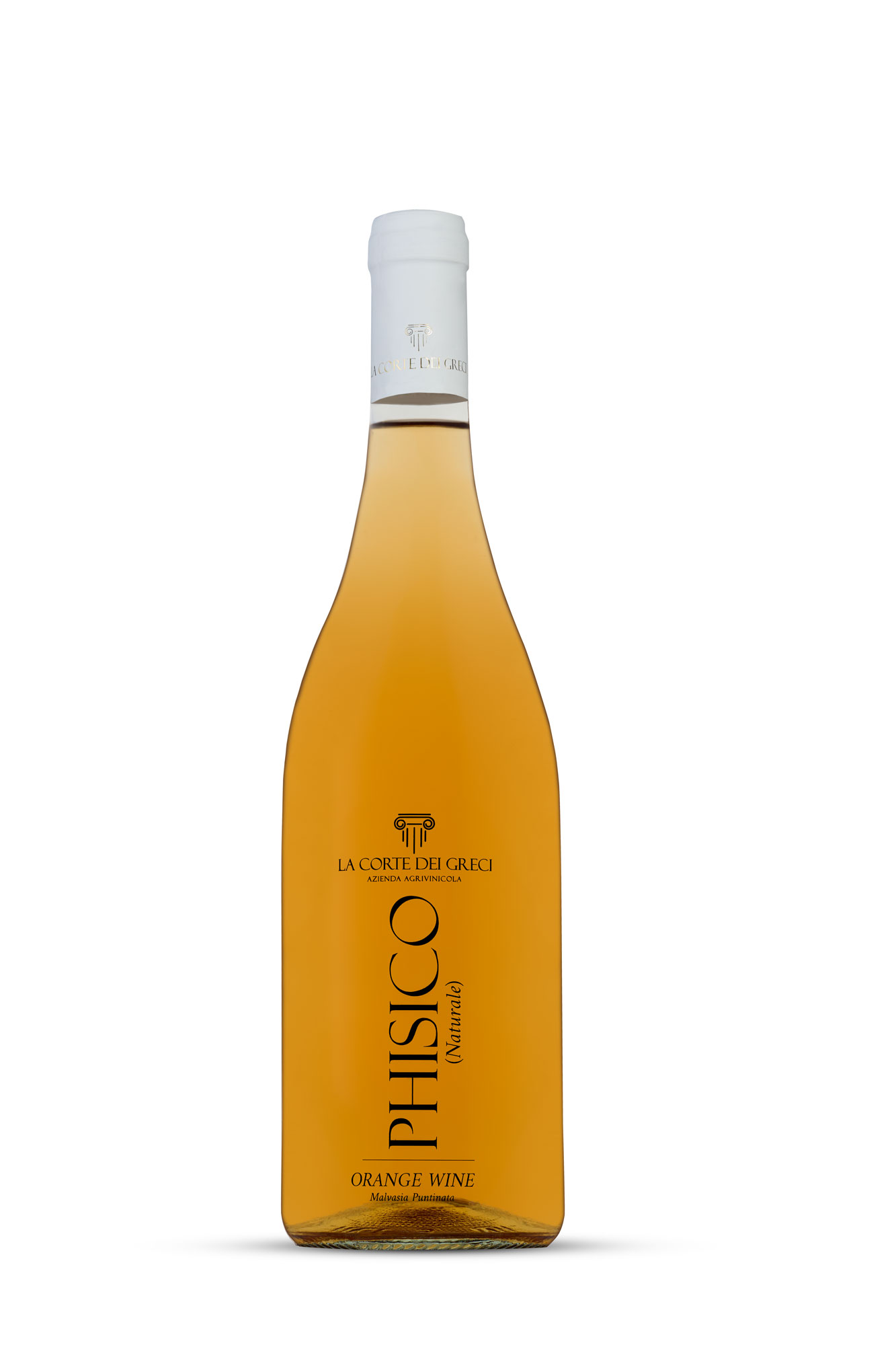 Phisico Orange Wine - Scatto fotografico puro in studio